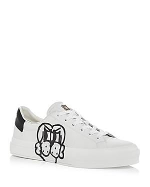 Givenchy Men's Dog Print City Sport Sneakers