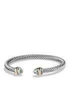 David Yurman Cable Classic Bracelet With Prasiolite