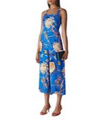 Whistles Exotic Floral Sleeveless Cropped Jumpsuit
