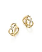 Roberto Coin 18k Yellow Gold Classic Parisienne Diamond Hoop Earrings - 100% Exclusive