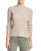 360 Sweater Ribbed Mock Cashmere Sweater