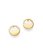 Moon & Meadow Half Open Circle Stud Earrings In 14k Yellow Gold - 100% Exclusive