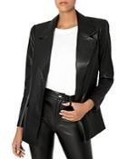 Weworewhat Downtown Faux Leather Blazer