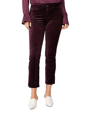 Paige Cindy Twisted Seam Velvet Pants