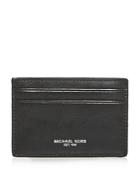 Michael Kors Henry Leather Card Case With Money Clip