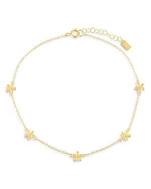 Adinas Jewels Flower Ankle Bracelet