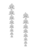 Bloomingdale's Diamond Linear Drop Earrings In 14k White Gold, 3.0 Ct. T.w. - 100% Exclusive