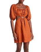 Faithfull The Brand Almero Cutout Mini Dress