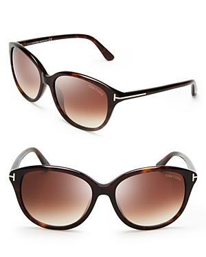 Tom Ford Karmen Cat Eye Sunglasses, 57mm