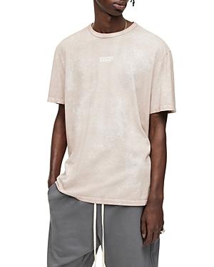 Allsaints Opposition Wyatt Cotton Tie Dyed Logo Graphic Tee