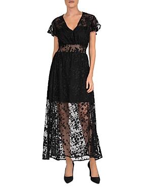 The Kooples Floral Tulle Maxi Dress