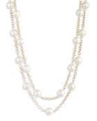 Ralph Lauren Faux Pearl Double Strand Necklace, 20
