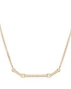 David Yurman Petite Pave Station Necklace With Diamonds In 18k Gold