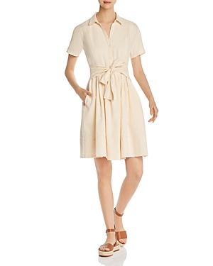 Donna Karan New York Short-sleeve Tie-front Dress