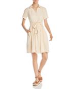 Donna Karan New York Short-sleeve Tie-front Dress