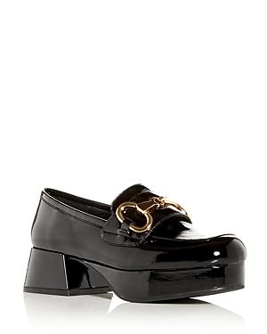 Jeffrey Campbell Women's Student Platform Block Heel Loafers