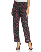 Three Dots Printed Pajama Style Pants
