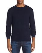 Armani Collezioni Multi Textured Check Sweater