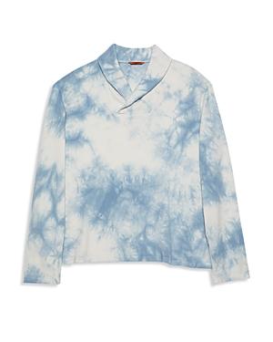 Barena Burchiello Fumega Tie Dye Shawl Collar Sweatshirt