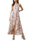 Ted Baker Dixxie Pleated High/low Maxi Dress