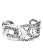 John Hardy Sterling Silver Classic Chain Hammered Loop Cuff Bracelet