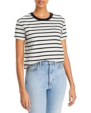 Monrow Striped 50s Vintage Tee