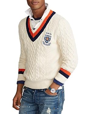 Polo Ralph Lauren Shield-patch Cricket Sweater
