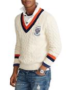 Polo Ralph Lauren Shield-patch Cricket Sweater