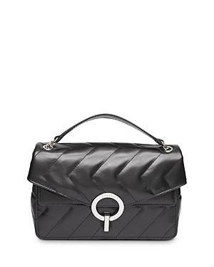 Sandro Yza Quilted Leather Handbag