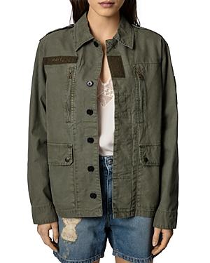 Zadig & Voltaire Kid Patch Military Jacket