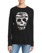 Aqua Camo Skull Cashmere Sweater - 100% Exclusive