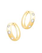 Bloomingdale's Diamond Hoop Earrings In 14k Yellow Gold, 0.60 Ct. T.w. - 100% Exclusive