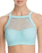 Profile Blush By Gottex Caught In The Net High Neck D Cup Bikini Top