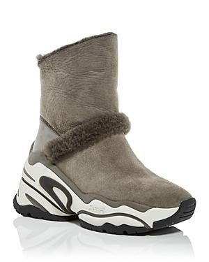 Ash Women's Blake Shearling High Top Sneaker Booties