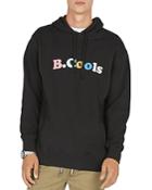 Barney Cools Retro Logo-print Hooded Sweatshirt
