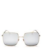 Dior Diorstellaire1 Mirrored Square Sunglasses, 59mm