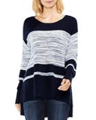 Vince Camuto Color Block Space Dye Sweater