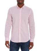 Robert Graham Keswick Cotton Seersucker Stripe Tailored Fit Button Down Shirt