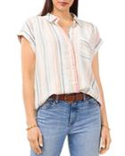 Vince Camuto Striped Short Sleeve Shirt