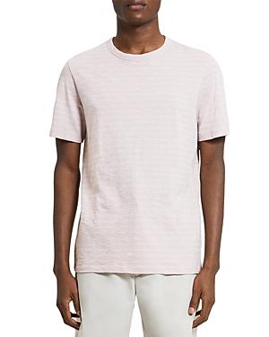 Theory Essential Cotton Textured Stripe Tee