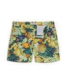 Orlebar Brown Bulldog Club Tropicana Quick Dry Fruit Print Tailored Fit Swim Trunks