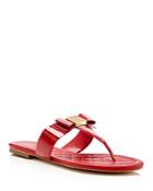 Cole Haan Tali Bow-embellished Flat Thong Sandals
