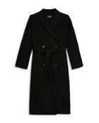 The Kooples Belted Double Breasted Coat