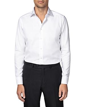 Eton Diagonal Weave Contemporary Fit Dress Shirt