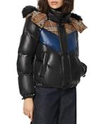 Marc New York Nadir Faux Fur Trim Hooded Puffer Coat
