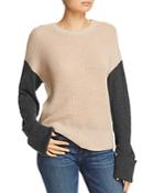 Splendid Color-block Drop-shoulder Sweater
