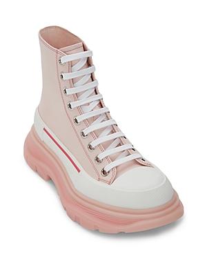 Alexander Mcqueen Women's Lace Up High Top Sneakers