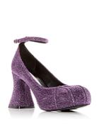 Stella Mccartney Women's Groove Ankle Strap Pumps