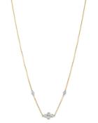 Bloomingdale's Diamond Bezel Set Necklace In 14k White & Yellow Gold, 0.30 Ct. T.w. - 100% Exclusive