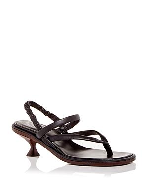 Tod's Women's Kitten Heel Thong Sandals